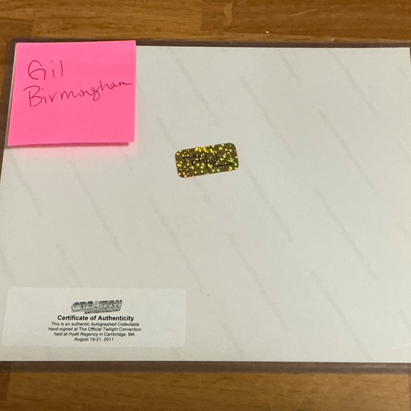 Gil Birmingham Signed 8x10 Photo Twilight - Picture 2 of 2